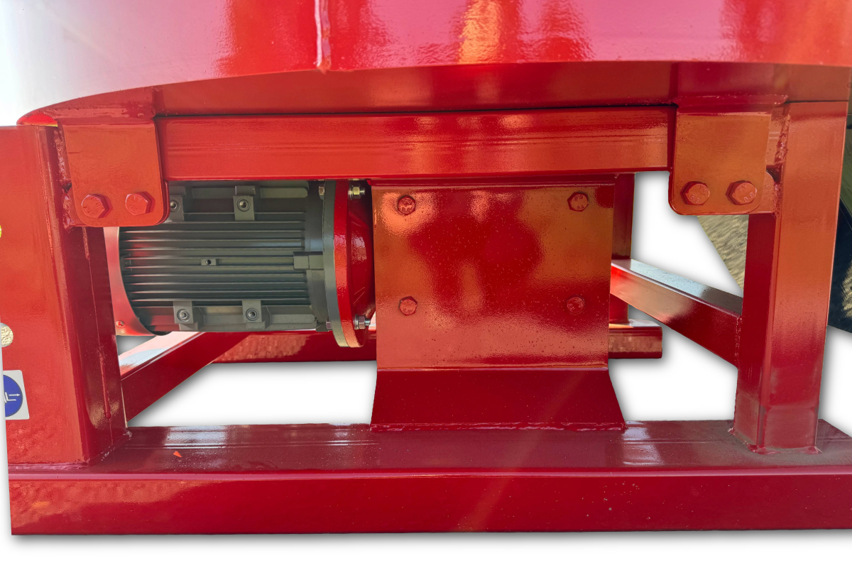 Betonmischer elektrisch flach