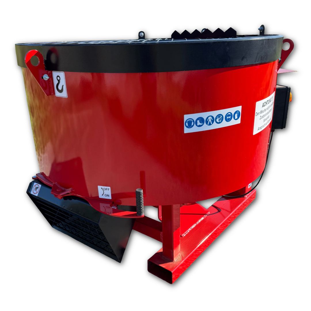 Betonmischer elektrisch flach
