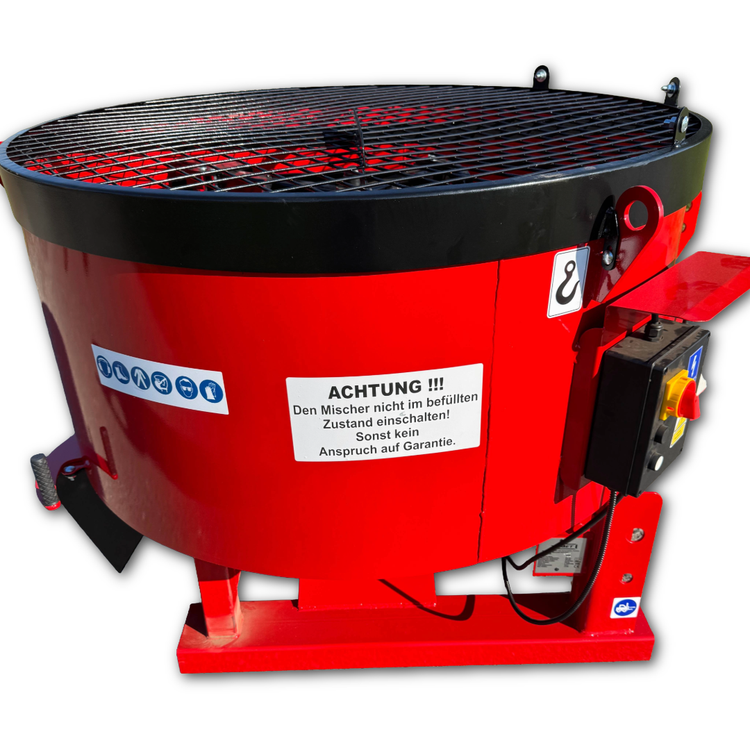 Betonmischer elektrisch flach