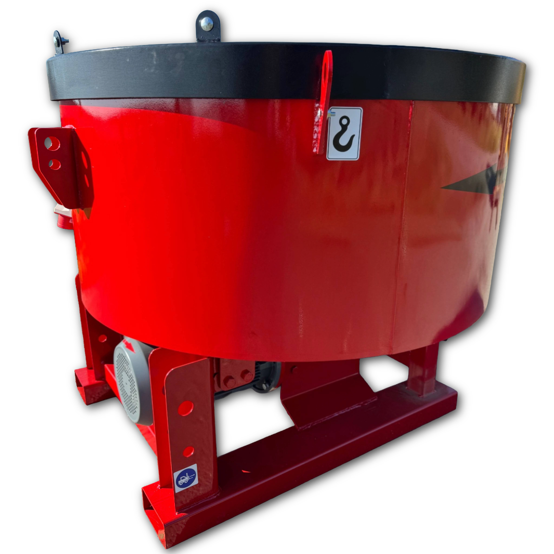 Betonmischer elektrisch flach