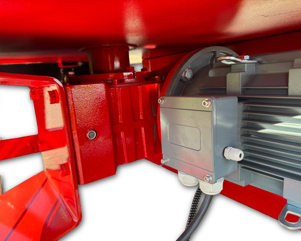 Betonmischer elektrisch flach